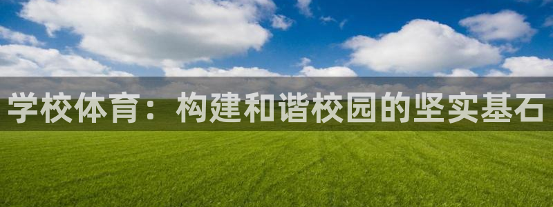 熊猫体育怎么样：学校体育：构建和谐校园的坚实基石